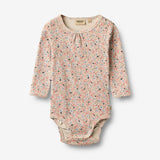 Wheat Main Body L/S Liv Body 9764 grey cloud flowers