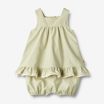 Wheat Main   Bodykjole Harriet Dresses 4142 green stripe
