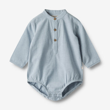 Wheat Main   Bodyskjorte Victor Suit 1042 blue waves