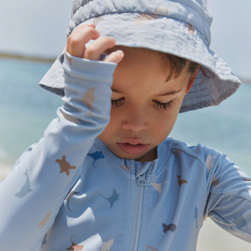 Wheat Main Bøllehat Tilo Accessories 1235 soft blue sea life
