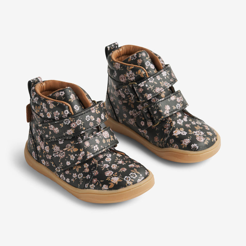 Wheat Footwear Tex Støvler Sixanni Prewalkers 0035 black flowers