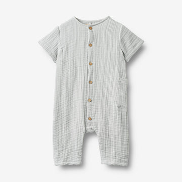 Wheat Main Buksedragt Alex Romper 4030 light blue