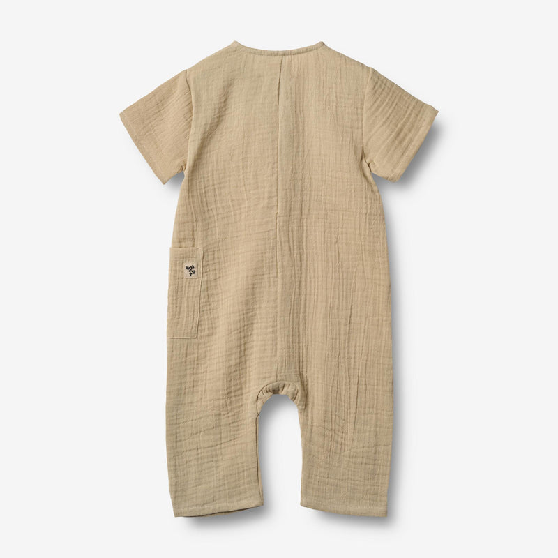 Wheat Main Buksedragt Alex Romper 9441 soft sand