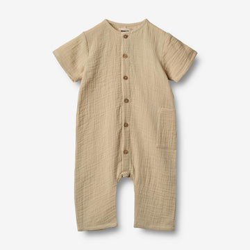 Wheat Main Buksedragt Alex Romper 9441 soft sand