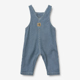Wheat Main Buksedragt Ivan Overall 1185 denim stripe