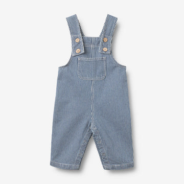 Wheat Main Buksedragt Ivan Overall 1185 denim stripe