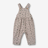 Wheat Main Buksedragt Liz Overall 9553 dusty purple flower hearts