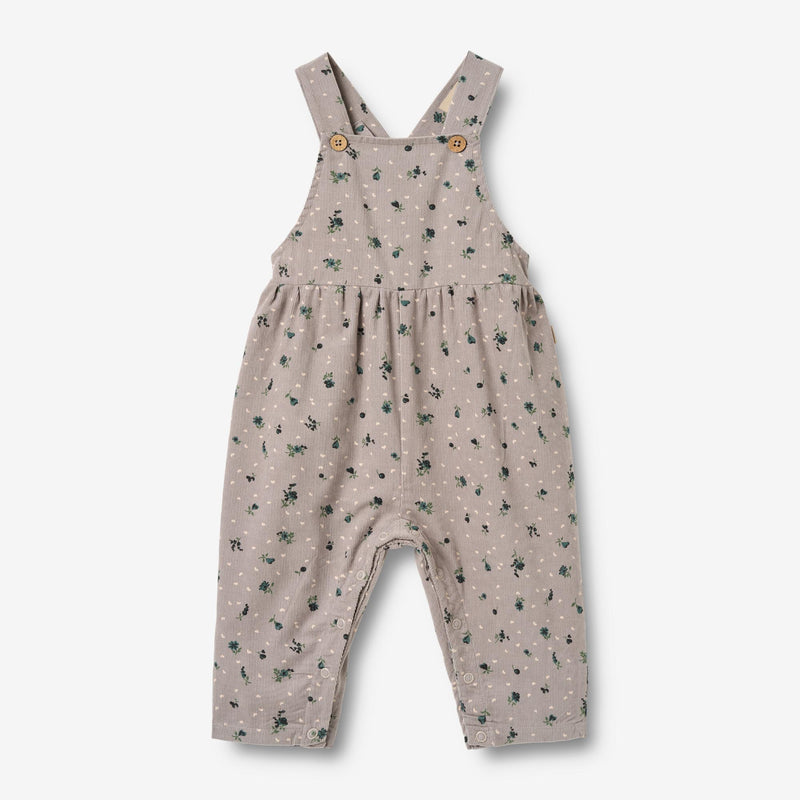 Wheat Main Buksedragt Liz Overall 9553 dusty purple flower hearts