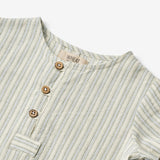 Wheat Main   Buksedragt Niller Suit 4109 aquablue stripe