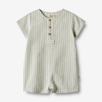 Wheat Main   Buksedragt Niller Suit 4109 aquablue stripe