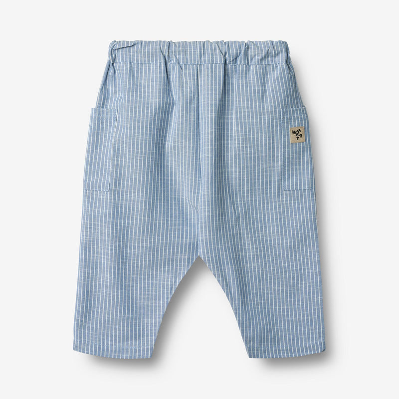 Wheat Main Bukser Arne Trousers 1048 blue stripe