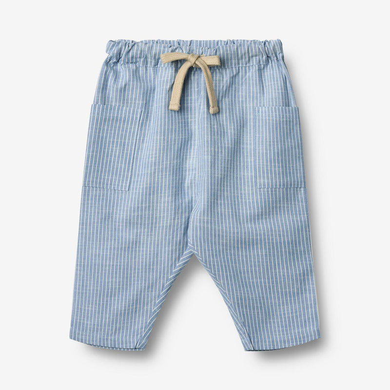 Wheat Main Bukser Arne Trousers 1048 blue stripe