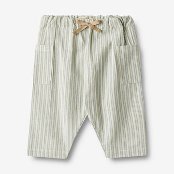 Wheat Main   Bukser Arne Trousers 4109 aquablue stripe
