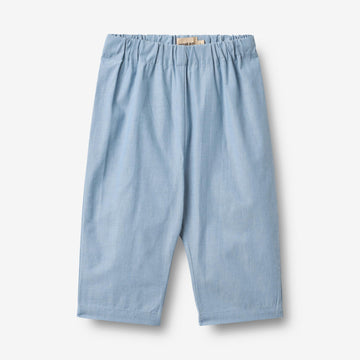 Wheat Main Bukser Ashley Trousers 9633 blue chambrey