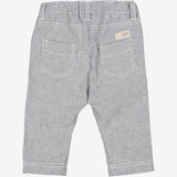 Wheat Main  Bukser Edvard | Baby Trousers 1197 navy denim stripe