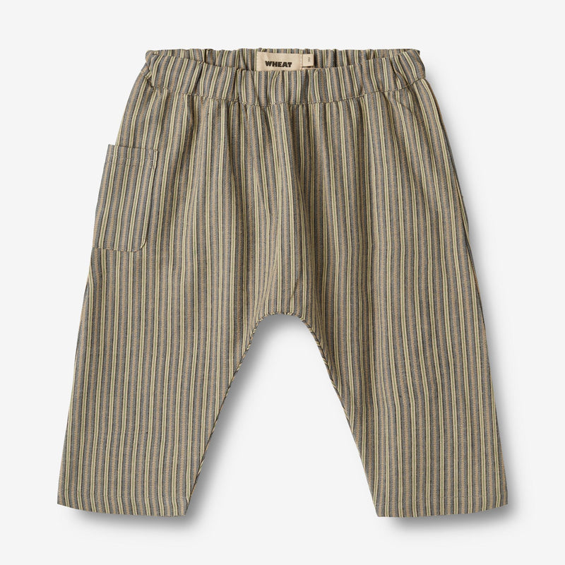 Wheat Main Bukser Henry Trousers 1117 blue green stripe