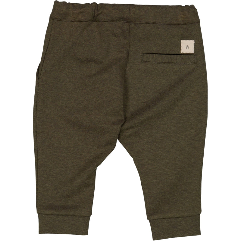 Wheat Main Bukser Max Trousers 4123 dark moss melange