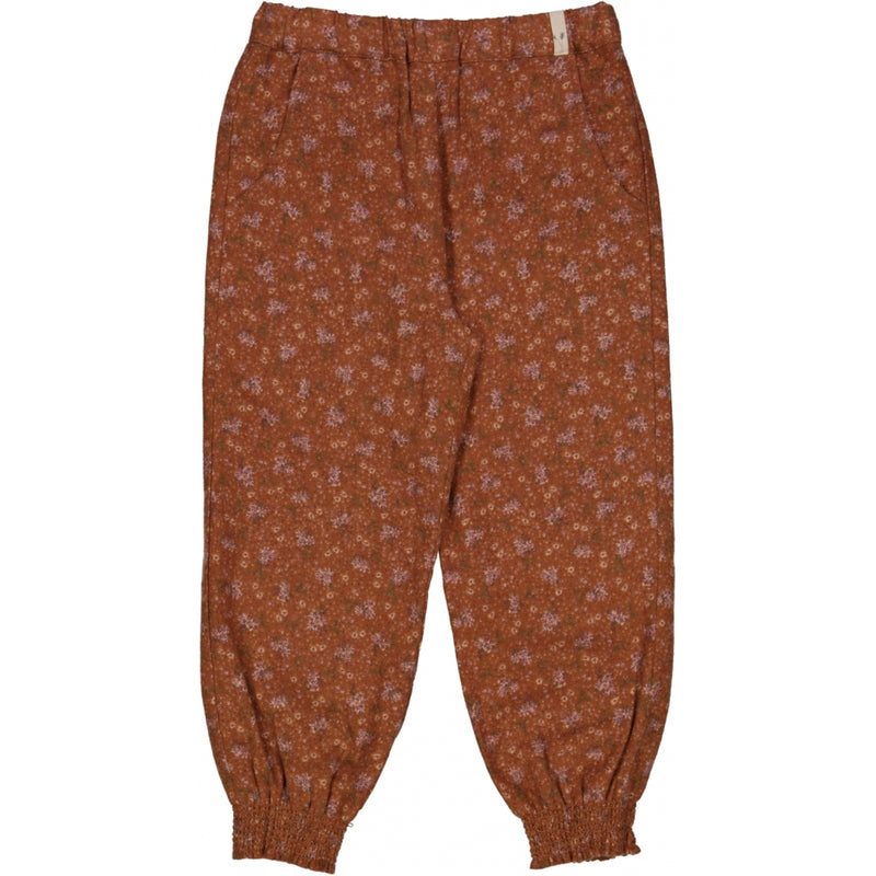 Wheat Main Bukser Sara - Foret Trousers 0002 bronze flowers