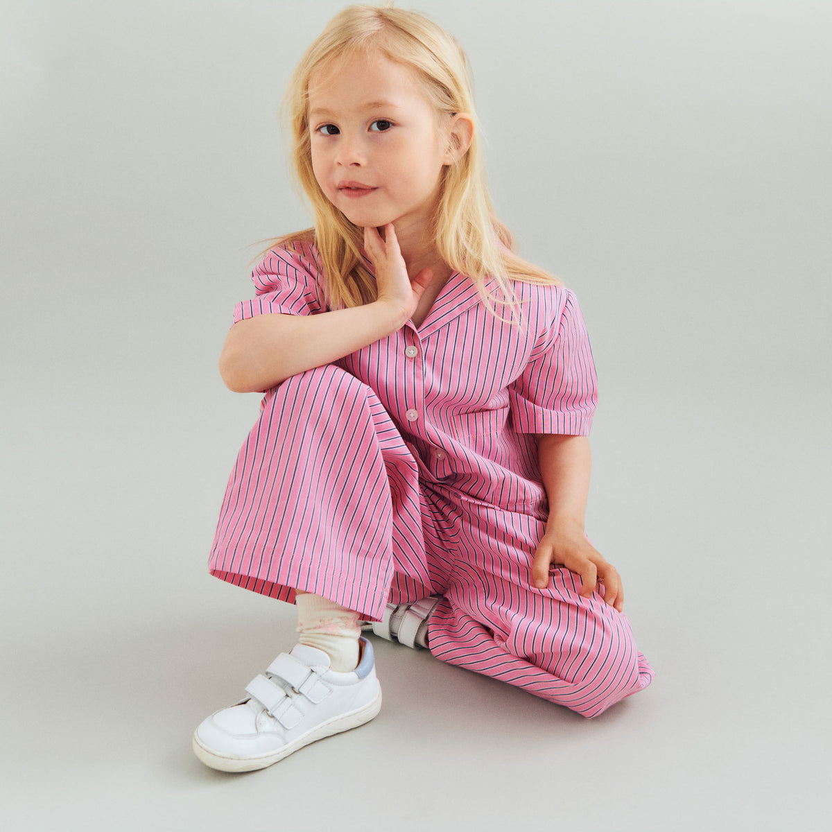 Wheat Main Bukser Sasha Trousers 9651 pink stripe