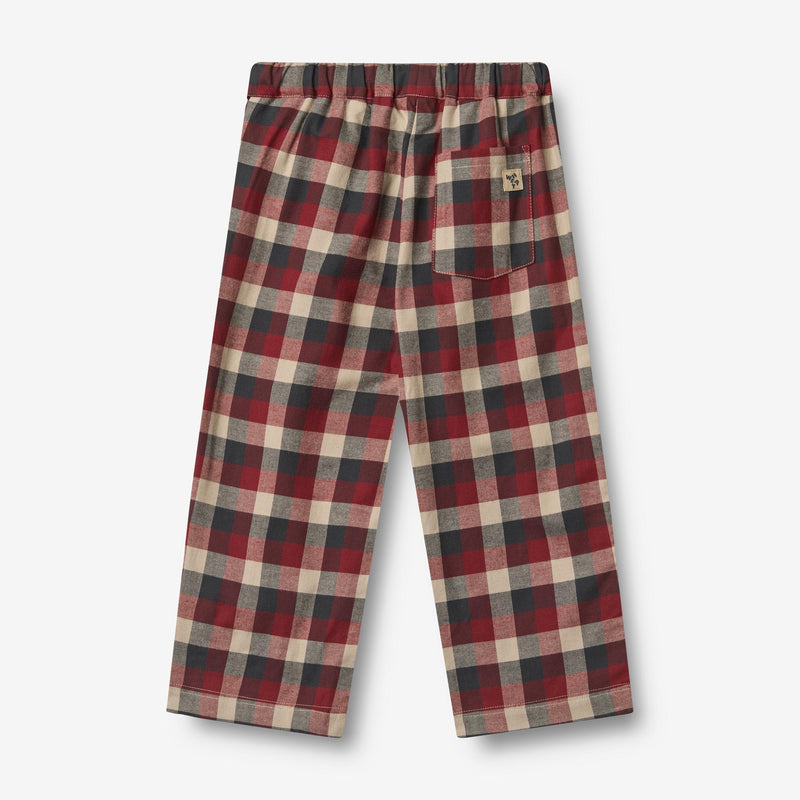 Wheat Main Bukser Sasha Trousers 9588 red blue check