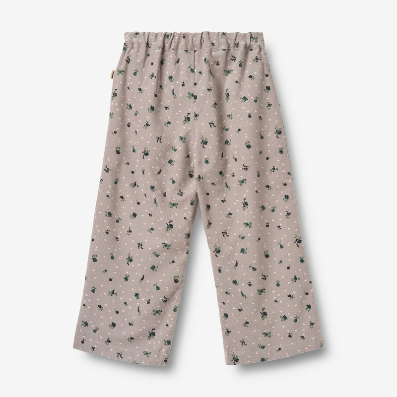 Wheat Main Bukser Thinka Trousers 9553 dusty purple flower hearts