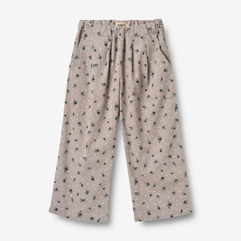 Wheat Main Bukser Thinka Trousers 9553 dusty purple flower hearts