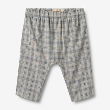 Wheat Main Bukser med linning Henry Trousers 1125 cloudy blue check