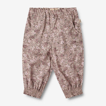Wheat Main Bukser med linning Sara Trousers 1191 rose shadow flowers