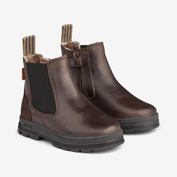 Wheat Footwear Chai Uld Chelsea Tex Støvle Winter Footwear 3053 dark brown