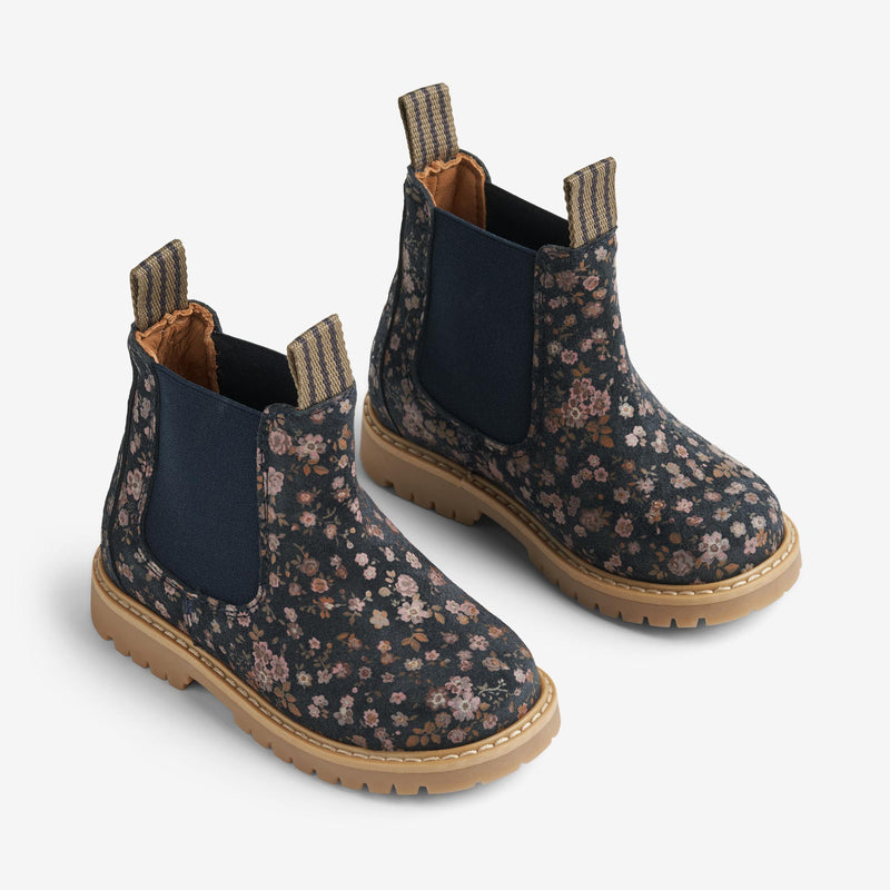 Wheat Footwear Chelsea støvle Caj Casual footwear 1160 navy flower