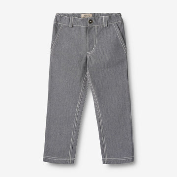 Wheat Main   Chinos Aske Trousers 1185 denim stripe