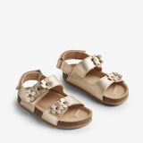 Wheat Footwear   Clare Blomster Kork Sandal Sandals 0204 light gold