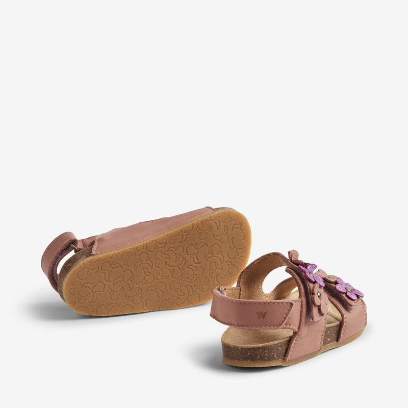 Wheat Footwear   Clare Blomster Kork Sandal Sandals 2021 old rose