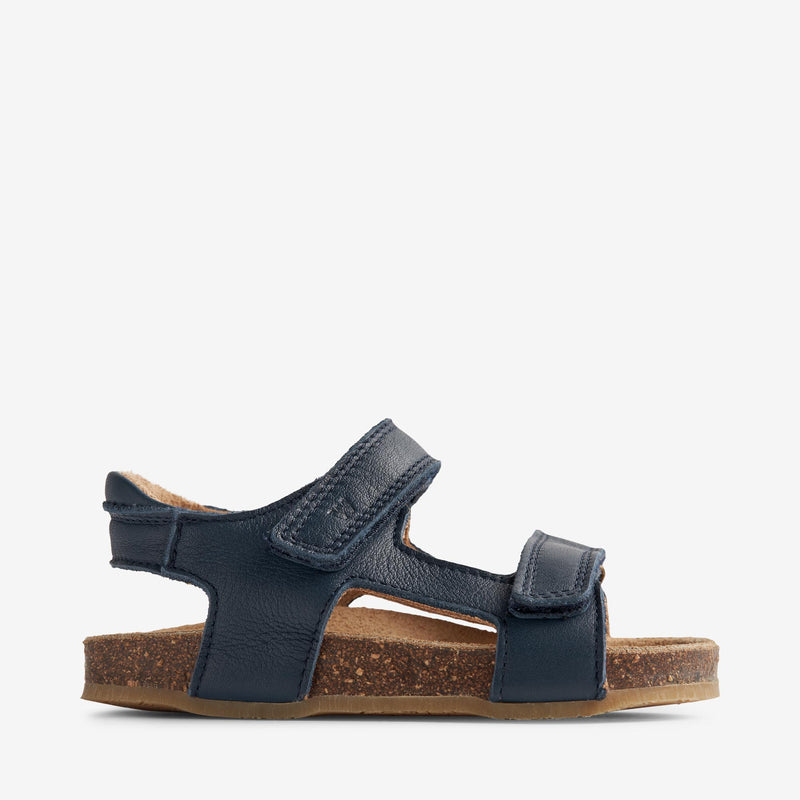 Wheat Footwear   Corey Kork Sandal Sandals 1432 navy