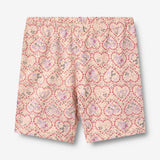 Wheat Main Cykelshorts Anne Shorts 9876 magenta heart flowers