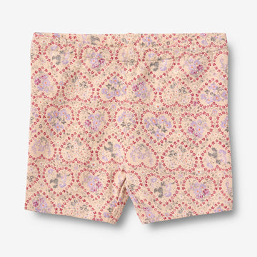 Wheat Main Cykelshorts Anne Shorts 9876 magenta heart flowers