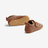 Wheat Footwear Dakota Læder Hjemmesko | Baby Indoor Shoes 9002 cognac
