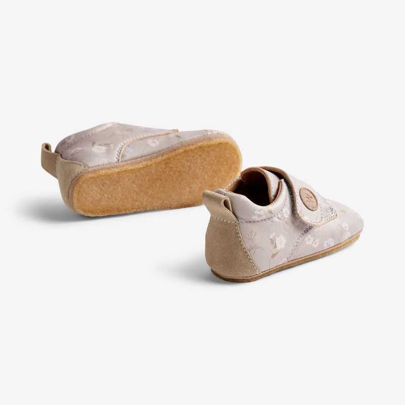 Wheat Footwear Dakota Printet Læder Hjemmesko | Baby Indoor Shoes 2125 tangled flowers