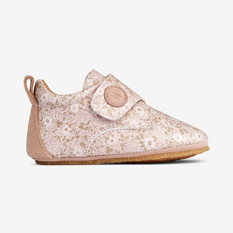 Wheat Footwear Dakota Printet Læder Hjemmesko | Baby Indoor Shoes 2475 rose flowers