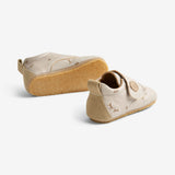 Wheat Footwear Dakota Printet Læder Hjemmesko | Baby Indoor Shoes 3058 gravel bumblebee