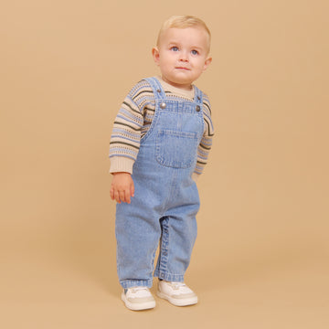 Wheat Main Denim-overalls Ivan Overall 9774 light blue denim