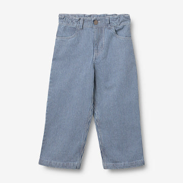 Wheat Main Denim Bukser Felix Trousers 1185 denim stripe