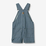 Wheat Main Denim Shorts Overalls Lykke Overall 1185 denim stripe
