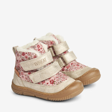 Wheat Footwear Dowi Prewalker Velcro Tex | Baby Prewalkers 2036 rose dust flowers