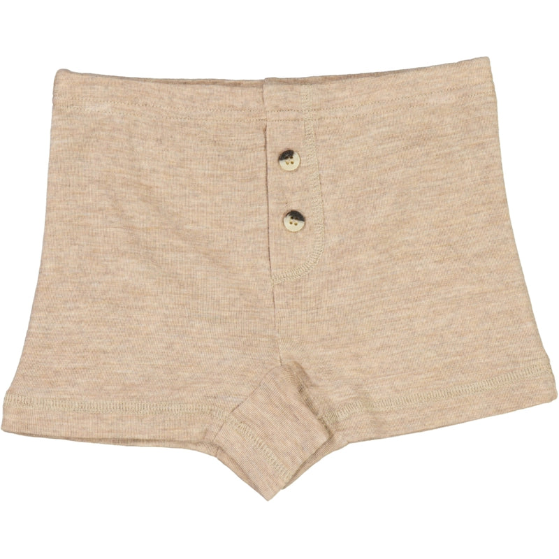 Wheat Wool Drenge Uld Boxershorts Underwear/Bodies 3204 khaki melange