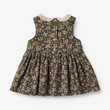 Wheat Main  Kjole Elma | Baby Dresses 0027 black coal flowers