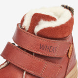 Wheat Footwear Dry Velcro Tex Støvle Winter Footwear 2072 red