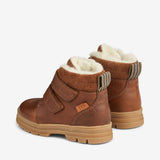 Wheat Footwear Dry Velcro Tex Støvle Winter Footwear 9002 cognac
