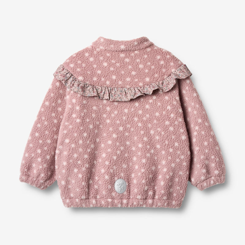 Wheat Outerwear Fleece Anorak Rayao Jacket 9537 rosewood dots