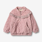 Wheat Outerwear Fleece Anorak Rayao Jacket 9537 rosewood dots